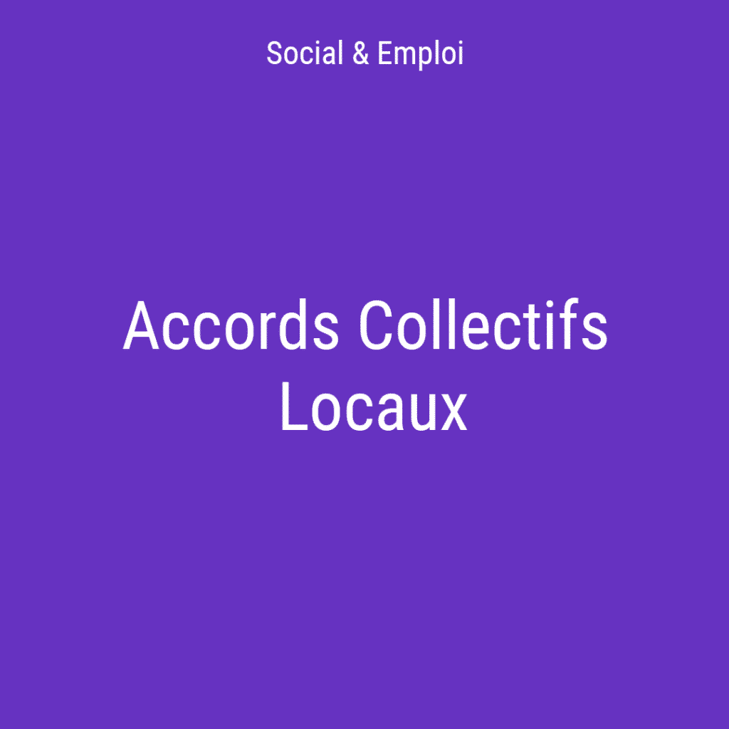 Accords Collectifs Locaux