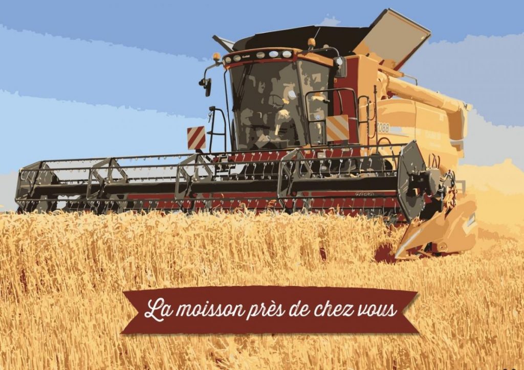 ILLUSTRATION article la moisson pres de chez vous
