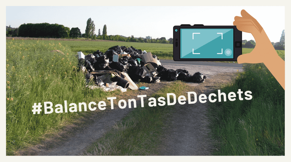 ILLUSTRATION operation tas de dechets